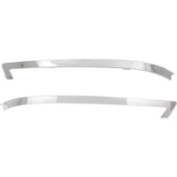 Bumper Trim Set For 2014-2015 Kia Optima Front Driver and Passenger Side Chrome