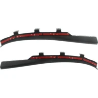 Bumper Trims For 2015-2020 Cadillac Escalade ESV Front Left and Right Textured