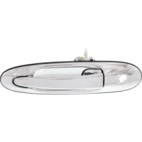 Exterior Door Handle For 98-2002 Lincoln Town Car Front Driver Chrome Plastic