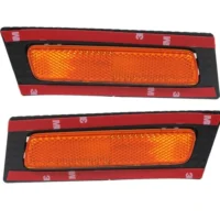 Front Driver and Passenger Side Bumper Reflector Set For 2005-2008 Audi A4