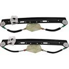 Power Window Regulator Set For 2004-2010 BMW X3 Rear Driver and Passenger Side